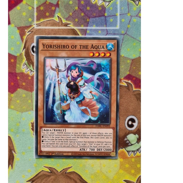 Thẻ Bài Yugioh Monster Yorishiro of the Aqua - DABL-EN092 - Common