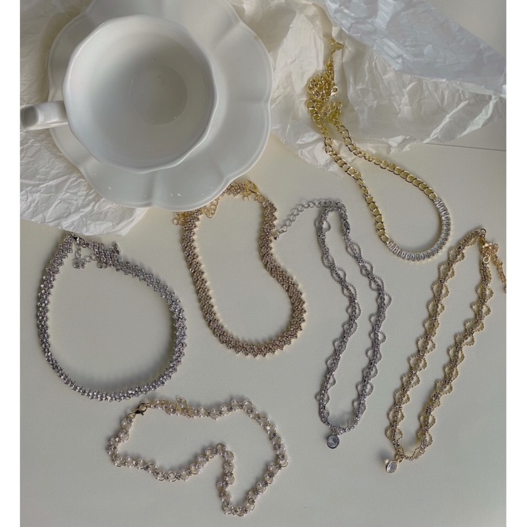 Choker - vòng cổ đá ngọc sang chảnh dự tiệc nhiều mẫu