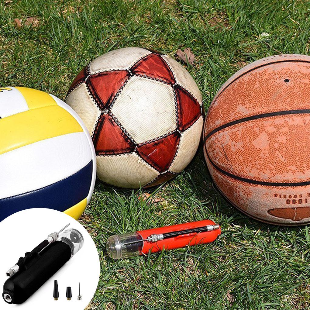 Dụng Cụ Bơm Hơi Mini Di Động Với Kim Bơm Cho Sân Vườn / Bóng Chuyền / Bóng Đá