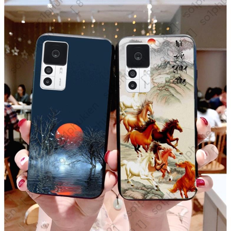 Ốp lưng Xiaomi 12T / 12T pro / K50 ultra mặt lưng ép kính chống bể hình mẫu thiết kế mới