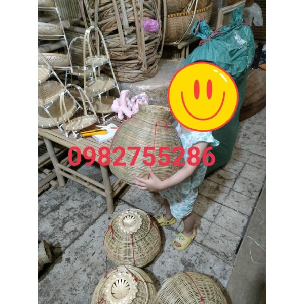 Giỏ cá bằng tre
