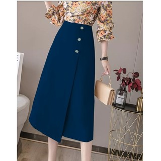 [HCM]Chân Váy Dài Chữ A Phối Nút Stella ❣️[Giá gốc tận xưởng]