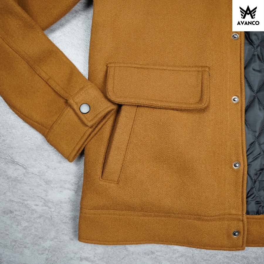 Áo khoác dạ nam mùa đông AV AVANCO 2 lớp lót lụa mẫu mới, dày dặn mặc cực ấm