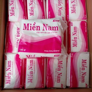 Combo 25 gói khăn giấy vuông Miền Nam.