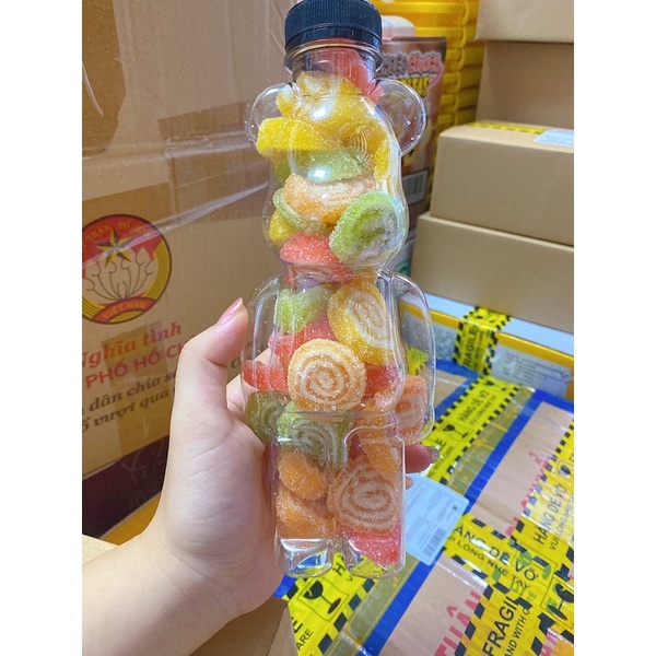 Kẹo Chai Gấu BearBrick Các Loại Chai 500ml