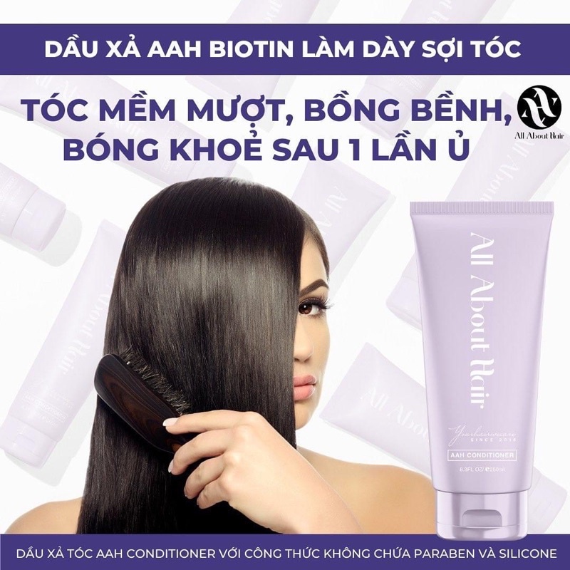 DẦU XÃ AAH CONDITIONER BIOTIN [ TẶNG TẨY TẾ BÀO CHẾT 40G] | BigBuy360 - bigbuy360.vn