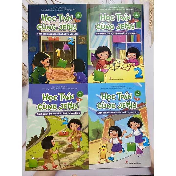 Sách - Học Toán Cùng Jenny - Sách Dành Cho Học Sinh Chuẩn Bị Vào Lớp 1 - Bộ Cơ Bản - Tập 2 (PV)