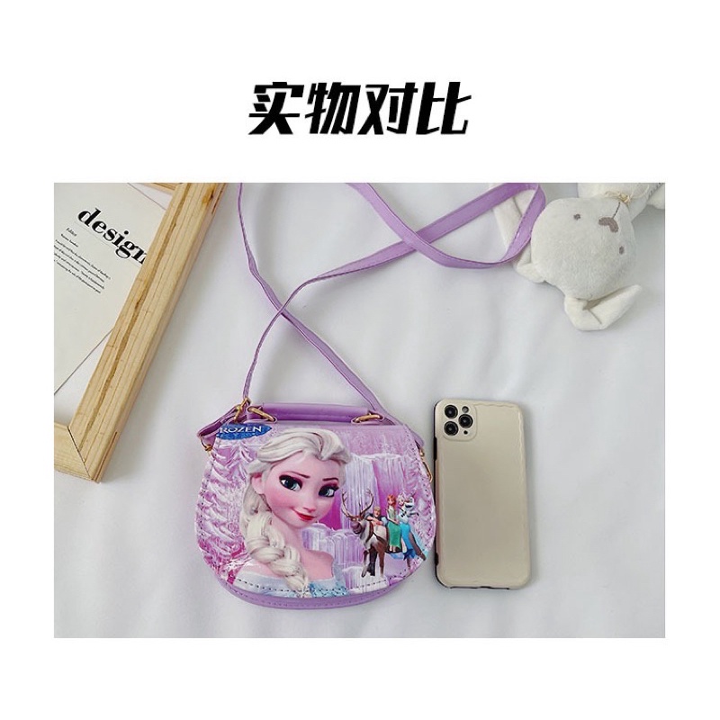 Túi trẻ em, túi đeo chéo elsa, cặp khoác cho bé chơi tết