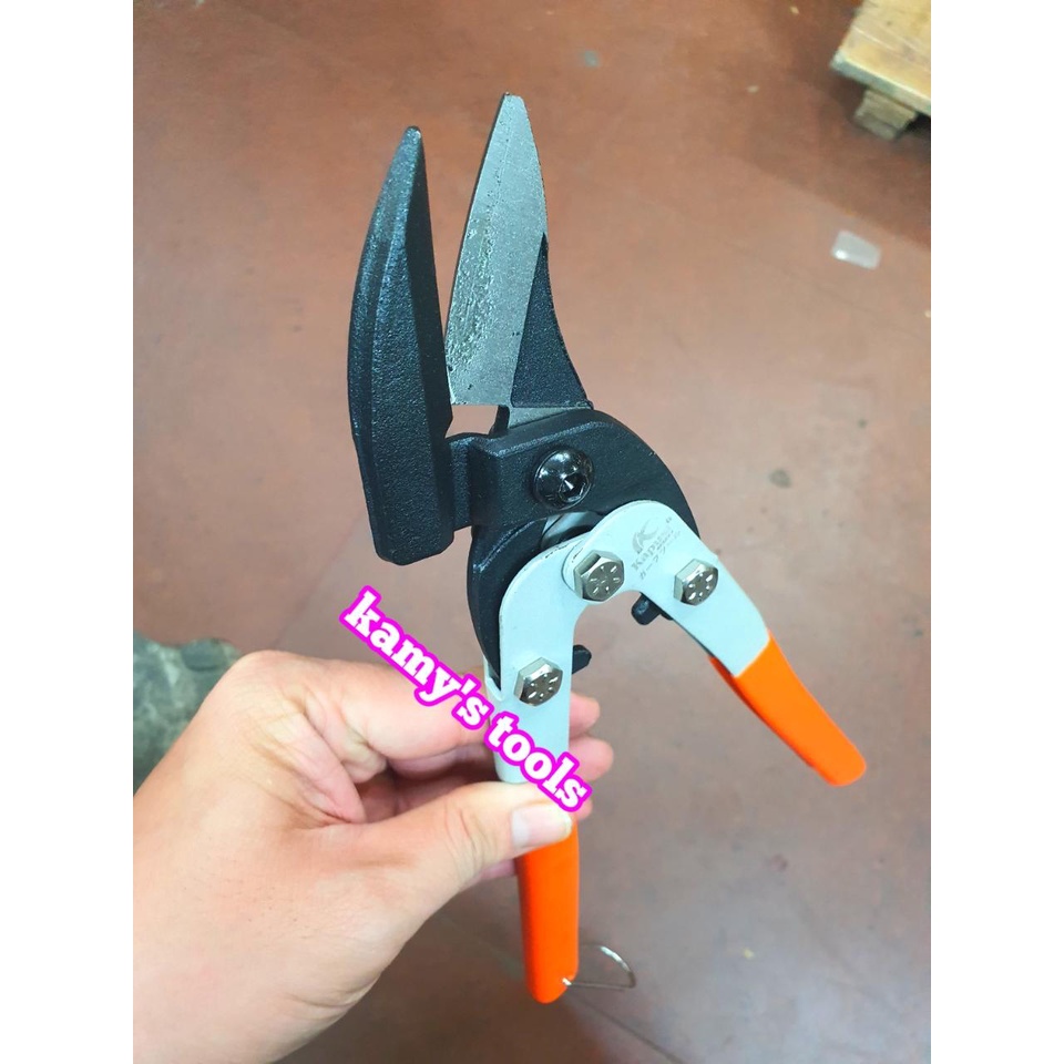 Kéo cắt tôn thạch cao mỏ xéo 10 inch 270mm Kapusi