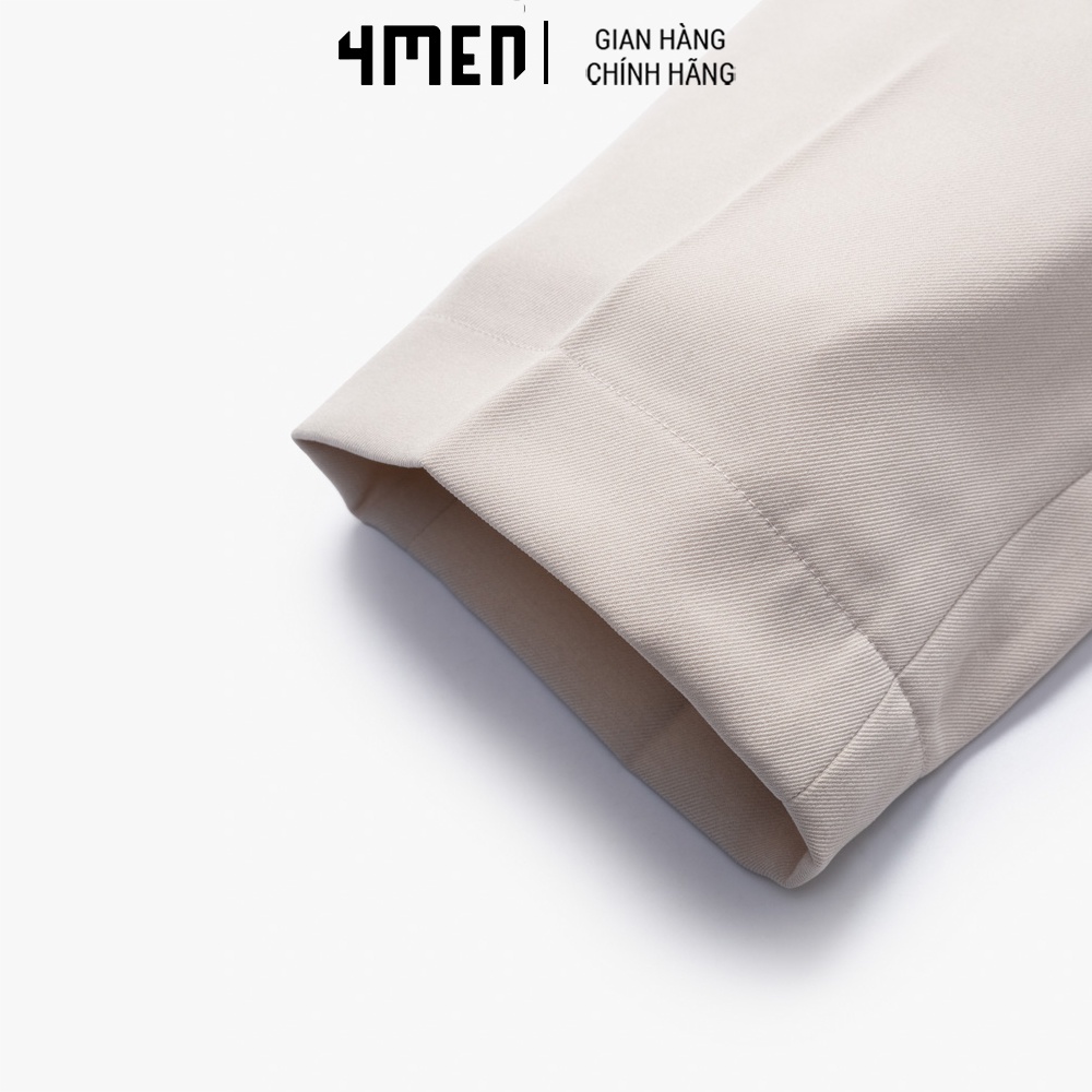 Quần Tây Nam Slimfit Detail 4MEN QT051 ôm vừa vặn, tôn dáng, vải mềm mại, co giãn thoải mái, phong cách trẻ trung