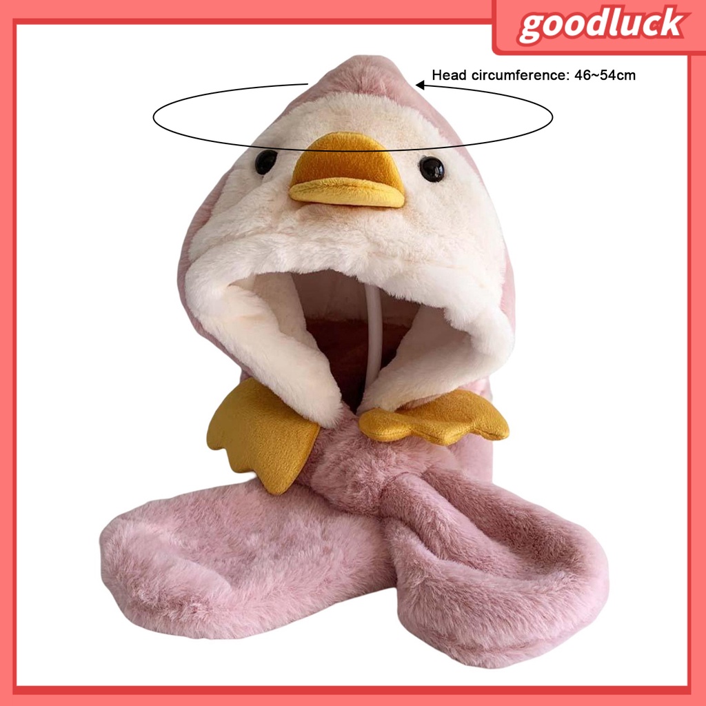 Chúc may mắn| Mũ Tích Hợp Khăn Choàng Cổ Bằng Lông Cừu Dành Cho Trẻ Em