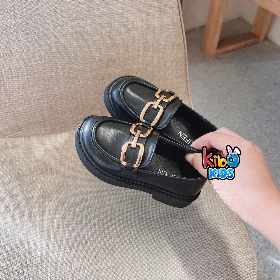 Giày Da Đế Mềm Phong Cách Retro xinh sắn cho Bé TAY106