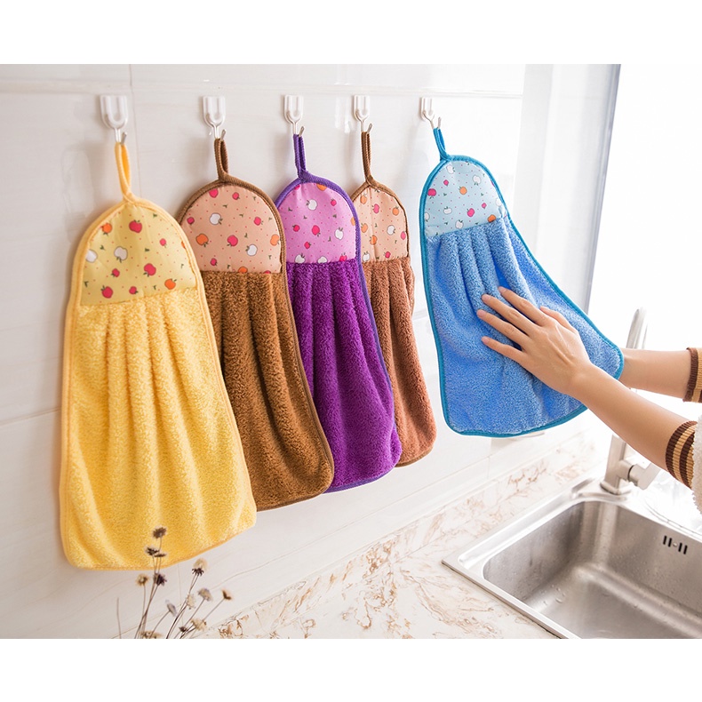 Khăn Lau Tay Khăn Lau Bếp Treo Tường Vệ Sinh Đa Năng PINKWISH B215