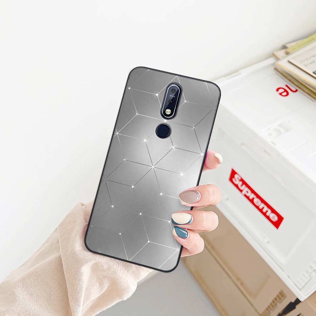 Ốp lưng Nokia 7.1 / 7.1 Plus hình họa tiết thương hiệu thời trang cao cấp