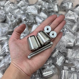 Gù tạ inox 304 tay lái tặng kèm chốt đóng gù và ốc