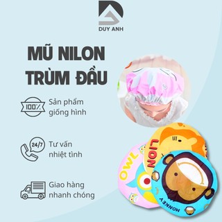 Mũ nilon trùm đầu tóc - Mũ chụp tóc trong nhà tắm nhiều hình