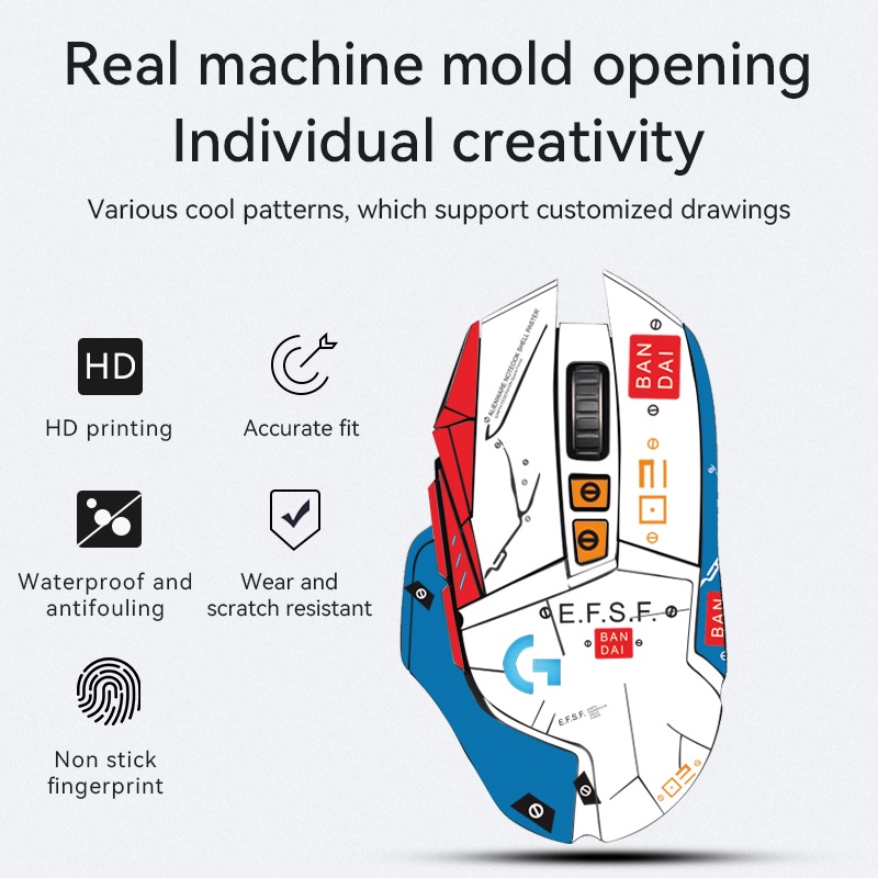 Băng Keo Dán Chống Trượt Chống Mồ Hôi Cho Máy Tính Logitech G502 Hero