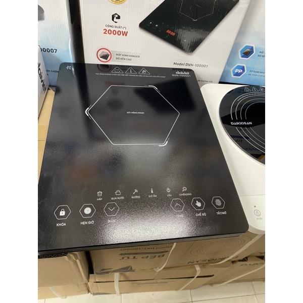 Bếp hồng ngoại đơn Daiko DVN-100001, bếp điện từ đơn  Daikiosan DKT-100007, hàng chính hãng bh 12 tháng