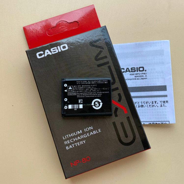 Bộ Sạc Máy Ảnh Casio EX-ZS100 Zs150 Zs160 Zs200 Zs220 NP-80