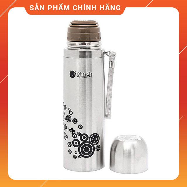 Bình Giữ Nhiệt ELMICH Chất Liệu Inox 304 Dung Tích 500ML - Bạc