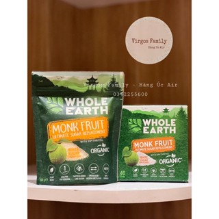 Đường ăn kiêng từ La hán quả hữu cơ & Stevia Whole Earth Monk Fruit Úc