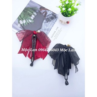 Kẹp Tóc Dọc Chấm Bi