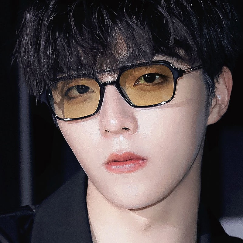 Kính Mát Gọng Vuông Kim Loại Nhỏ Nhắn Nhiều Màu Sắc Phong Cách Hàn Quốc Dành Cho Nam Nữ