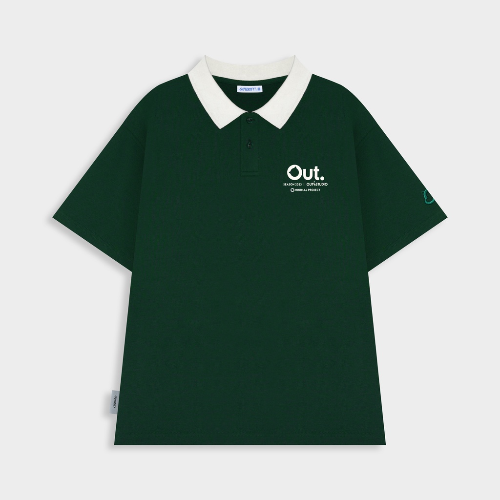 Áo Polo nam nữ unisex Polo Outerity Collection TÉ / Xanh lá - APO7004