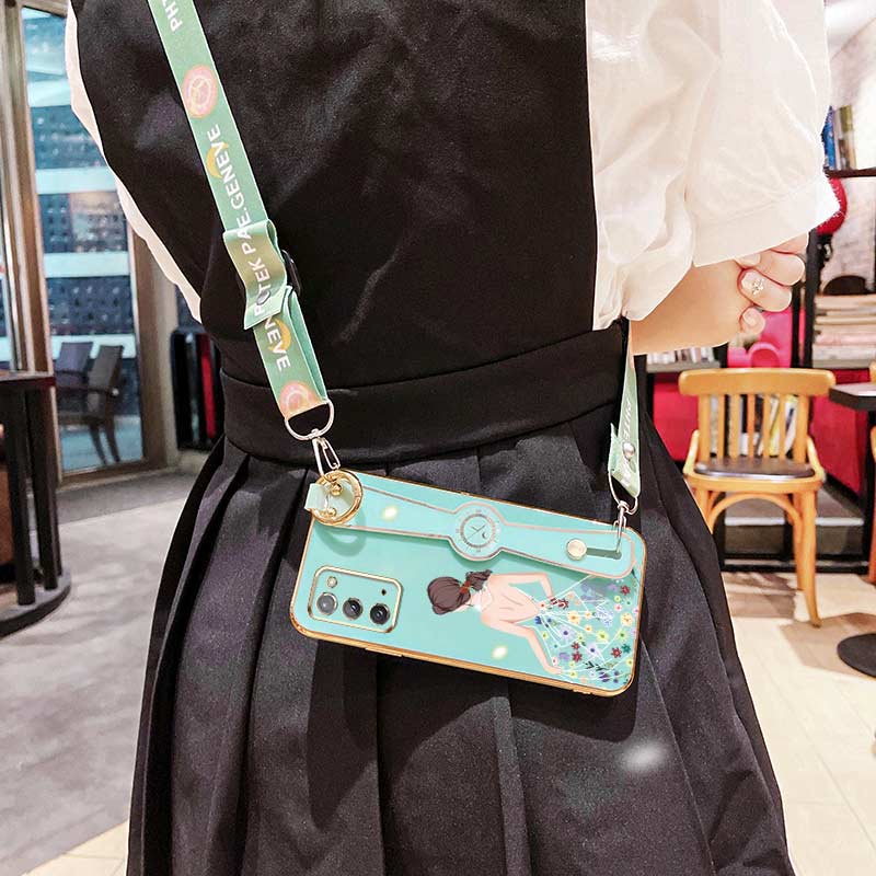 Ốp Điện Thoại Sang Trọng Có Dây Đeo Cho Samsung Galaxy Note 10 Plus Note 10 + Note 10 Pro Note 20 Ultra