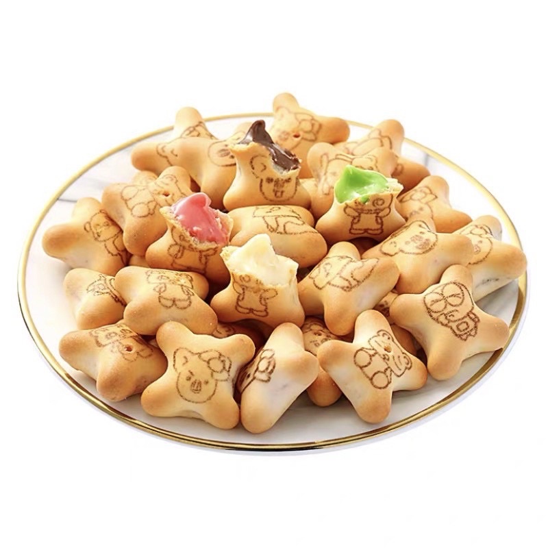 1KG BÁNH GẤU NHÂN KEM CHOCO BEAR