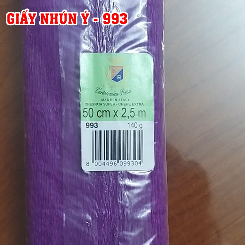 Giấy nhún Ý làm hoa, đồ handmade - 50cmx 50cm