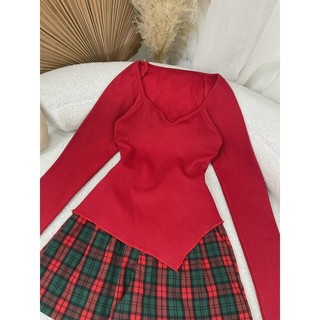 SET SHORT CARO ĐỎ ( sẵn tại shop)