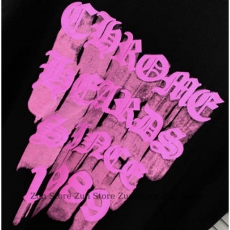 Áo Phông Nam Nữ Premium Cotton in Chữ Chrome Hearts 1989 , Áo Thun 2 Màu Đen Trắng Siêu Hot