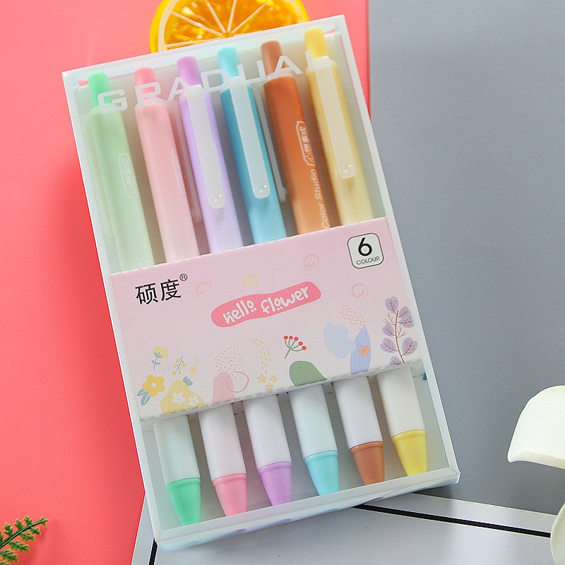 Bút Morandi Dạng Nhấn Chỉnh Tư Thế Cột Lục Giác