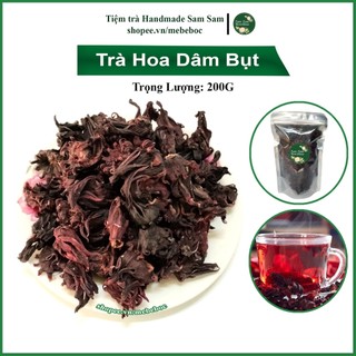 Trà hoa hibiscus atiso đỏ sấy khô 200g giúp hạ huyết áp, giảm cân, giải khát, trà dâm bụt của tiệm samsam