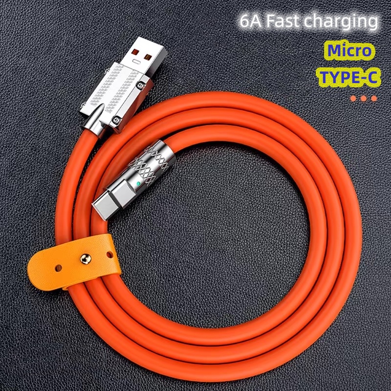 Dây Cáp Sạc 1M 120W 6A Type-C Chất Lượng Cao