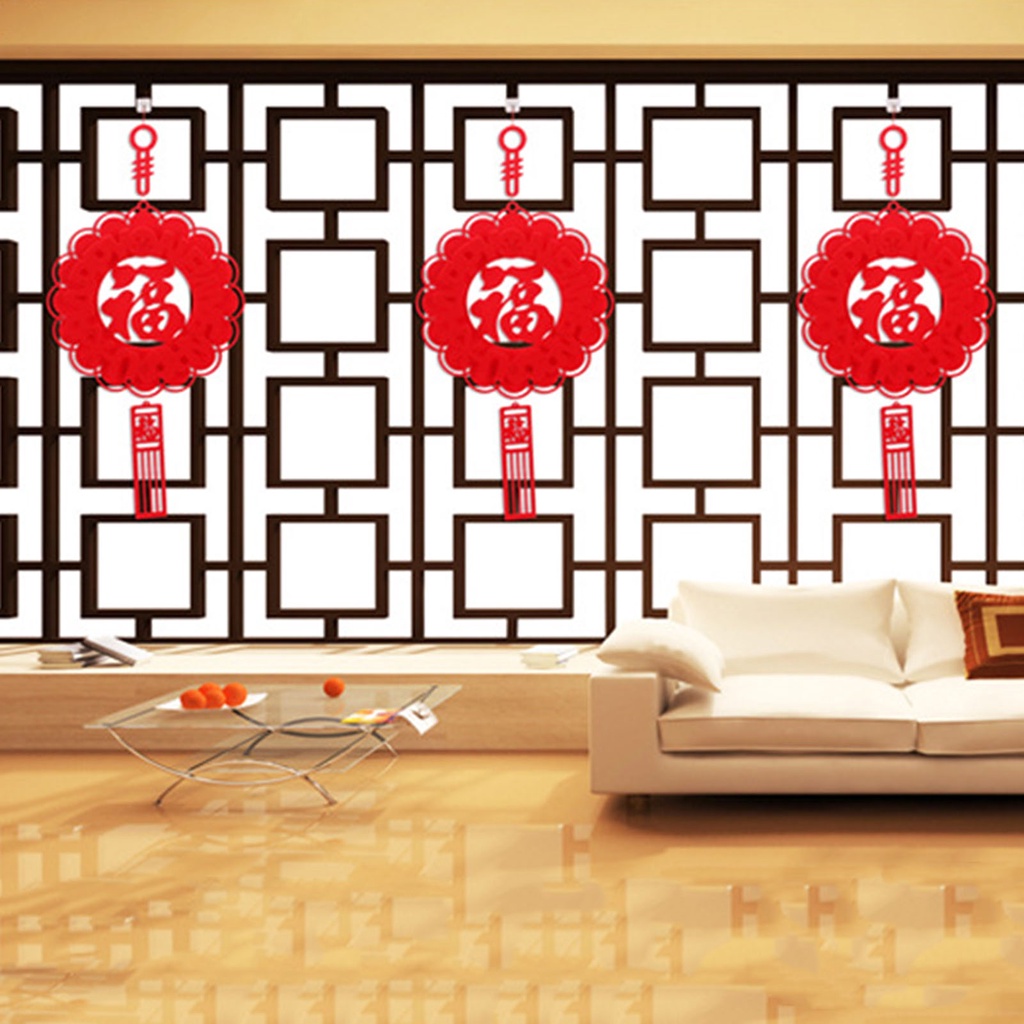 Phụ Kiện Treo Trang Trí Nhà Cửa Hình Nhân Vật Fu 3D Mừng Năm Mới