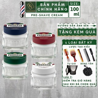 Kem làm mềm râu trước khi cạo Proraso Pre-Shave Cream - 100ml