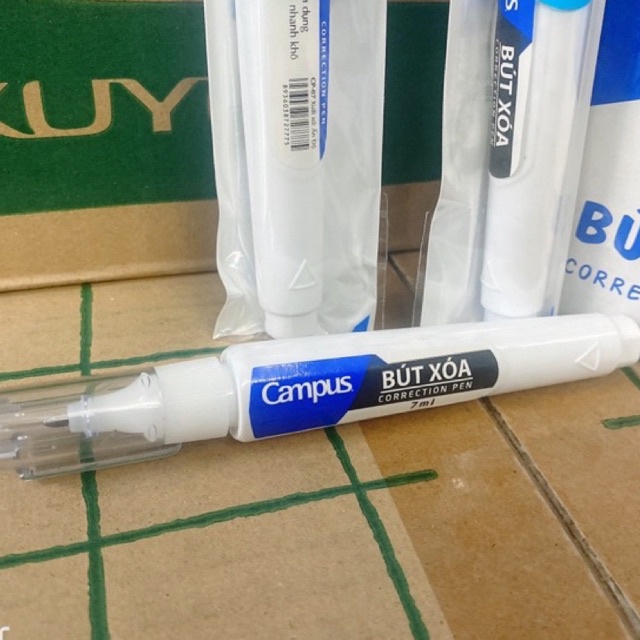 Bút xoá Campus CP-07 / 7ml dùng trong văn phòng-học sinh-sinh viên- hàng nhập Ấn Độ