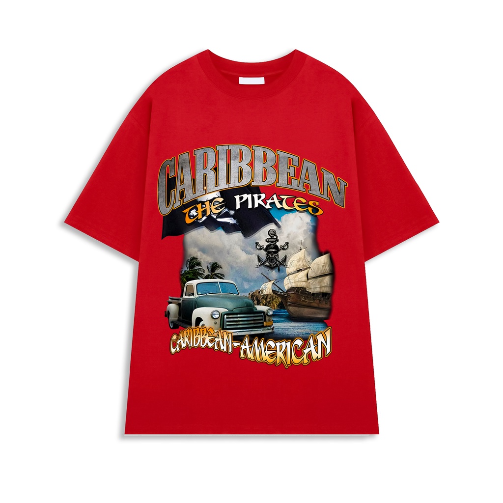 Áo thun CARIBEAN Basic Tee phông nam nữ tay lỡ