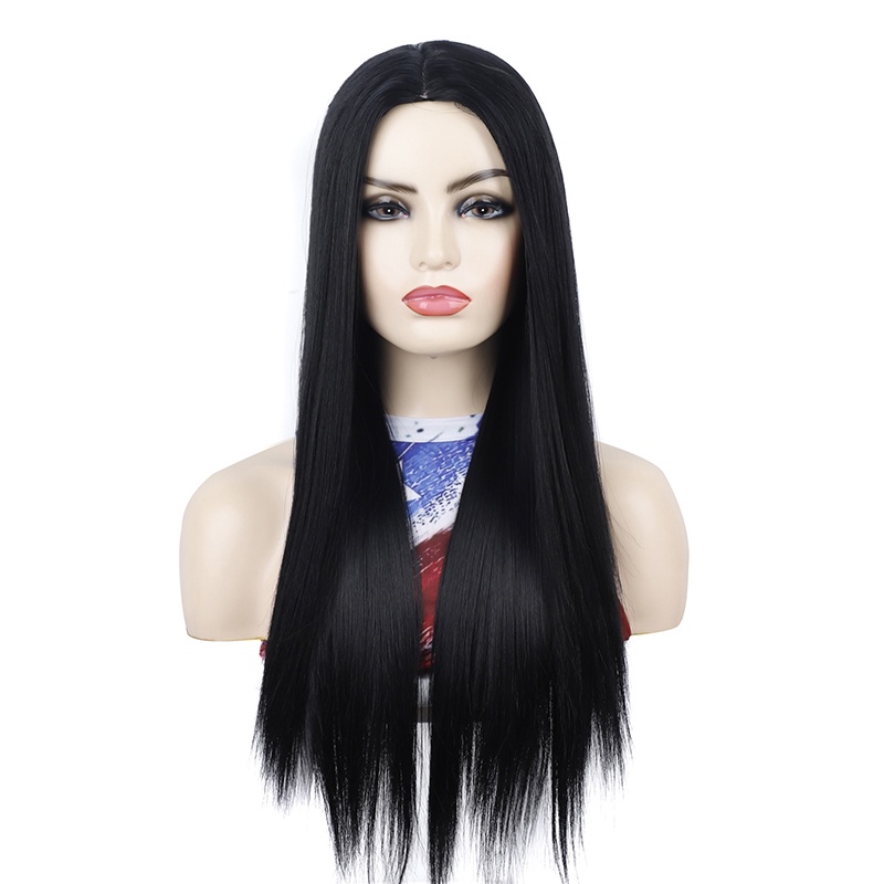 Tóc giả WIGSIN dài thẳng nhiều màu sắc tùy chọn 60cm thời trang