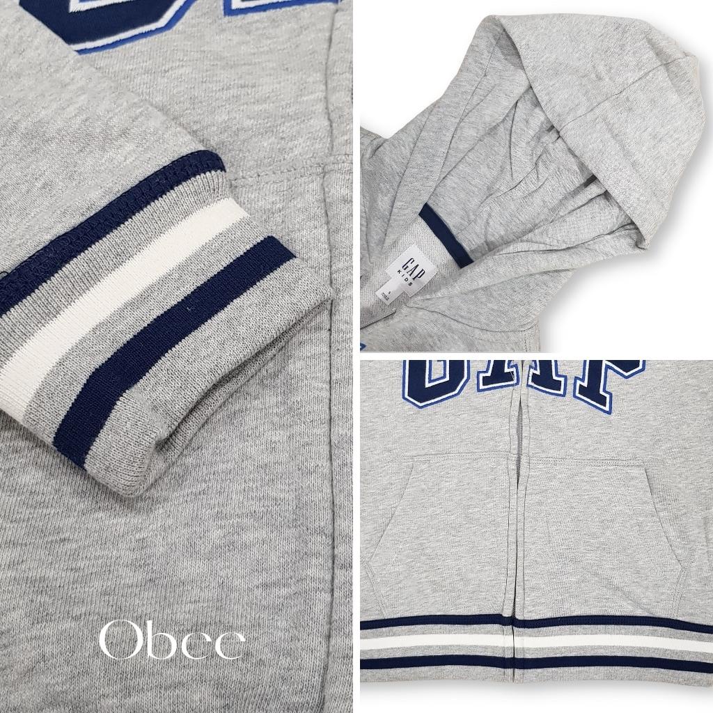 Áo khoác bé trai Obee's Closet Áo khoác nỉ mỏng có nón 16 - 21kg