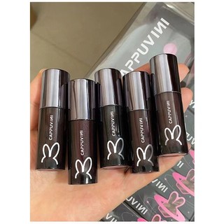 Son tint bóng thỏ đen hồng cappuvini clarinet lip gloss