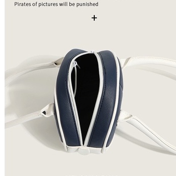 Túi Đeo Vai Một Bên Vai Hobo Màu Xanh Dương Và Trắng Thời Trang Mới Dành Cho Bạn Nữ