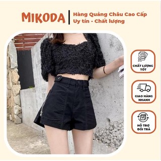 [THANH LÝ LẺ SIZE] QUẦN SOOC KAKI NỮ CẠP CAO CÓ KHÓA SƯỜN CÁCH ĐIỆU HÀNG ULZZANG B9