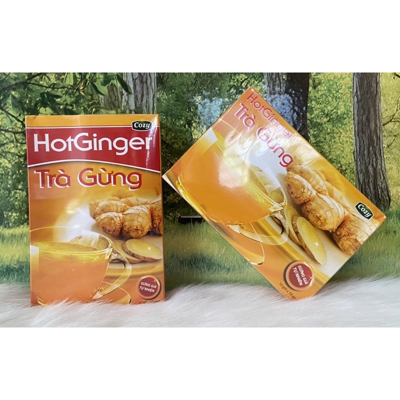 Trà Gừng Hoà Tan CoZy Hộp 100g/10 gói * 10g