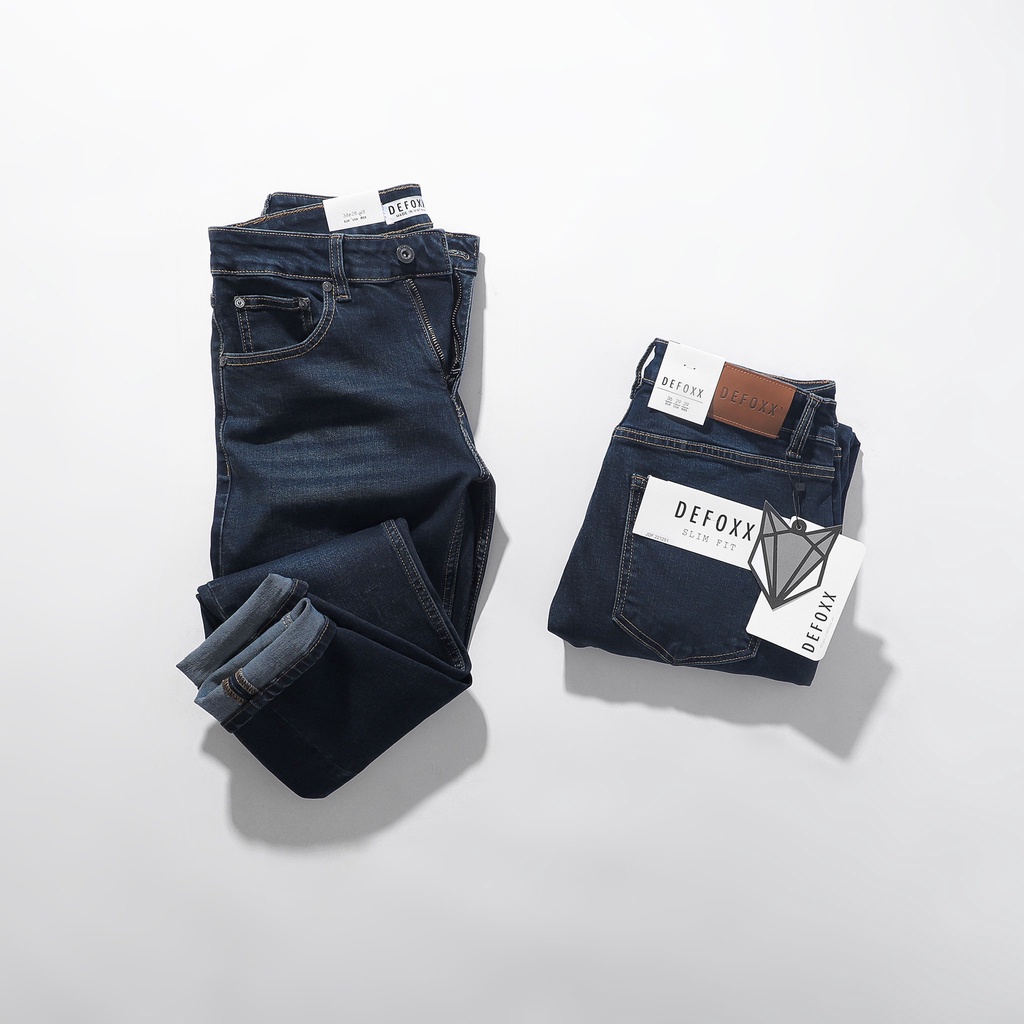 QUẦN BÒ - QUẦN JEAN - DEFOXX - WASH DARK BLUE - FORM SLIM FIT - CODE: 221251