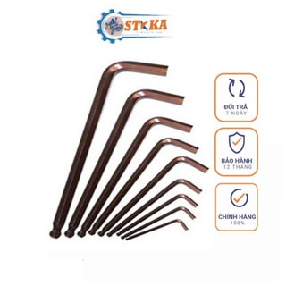 Lục giác lẻ đầu bi 2.5mm, 3mm, 4mm, 5mm, 6mm, 8mm, 10mm, 12mm, 14mm, 17mm, 19mm, lục giác lẻ tuỳ chọn loại