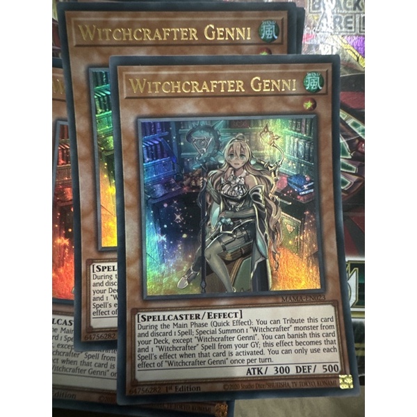 bài yugioh: witchcrafter genni