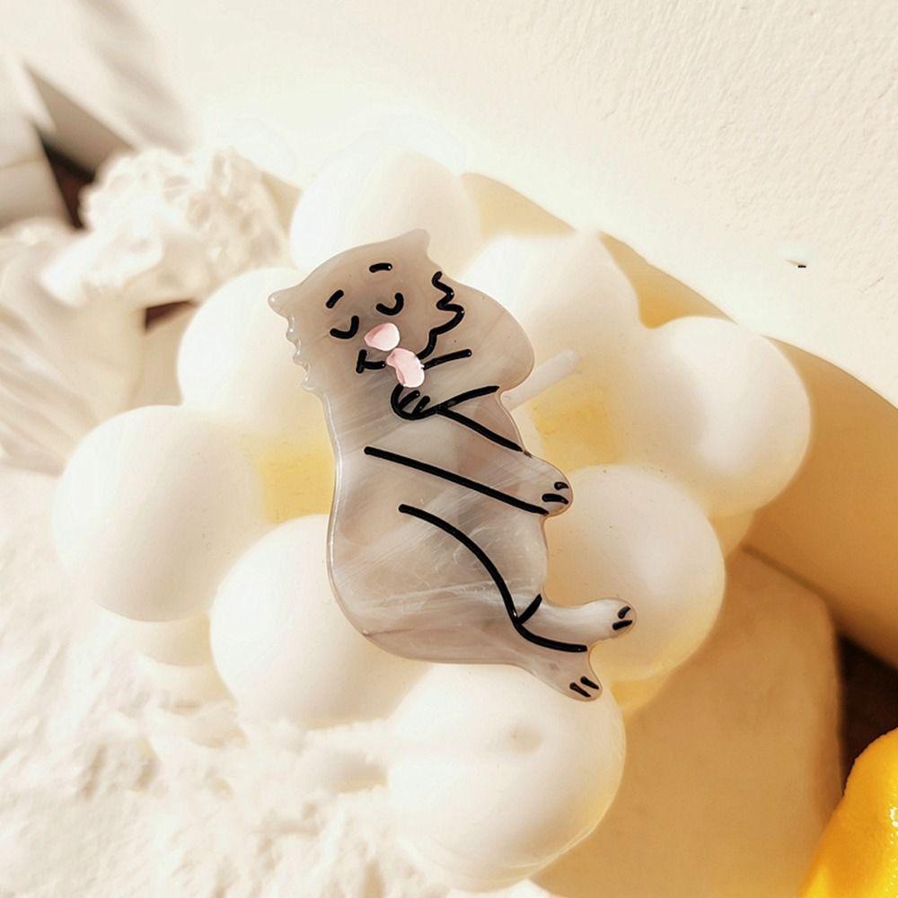 Danilo Kẹp Tóc Hình Thú Cưng / Mèo Dễ Thương Phong Cách Retro